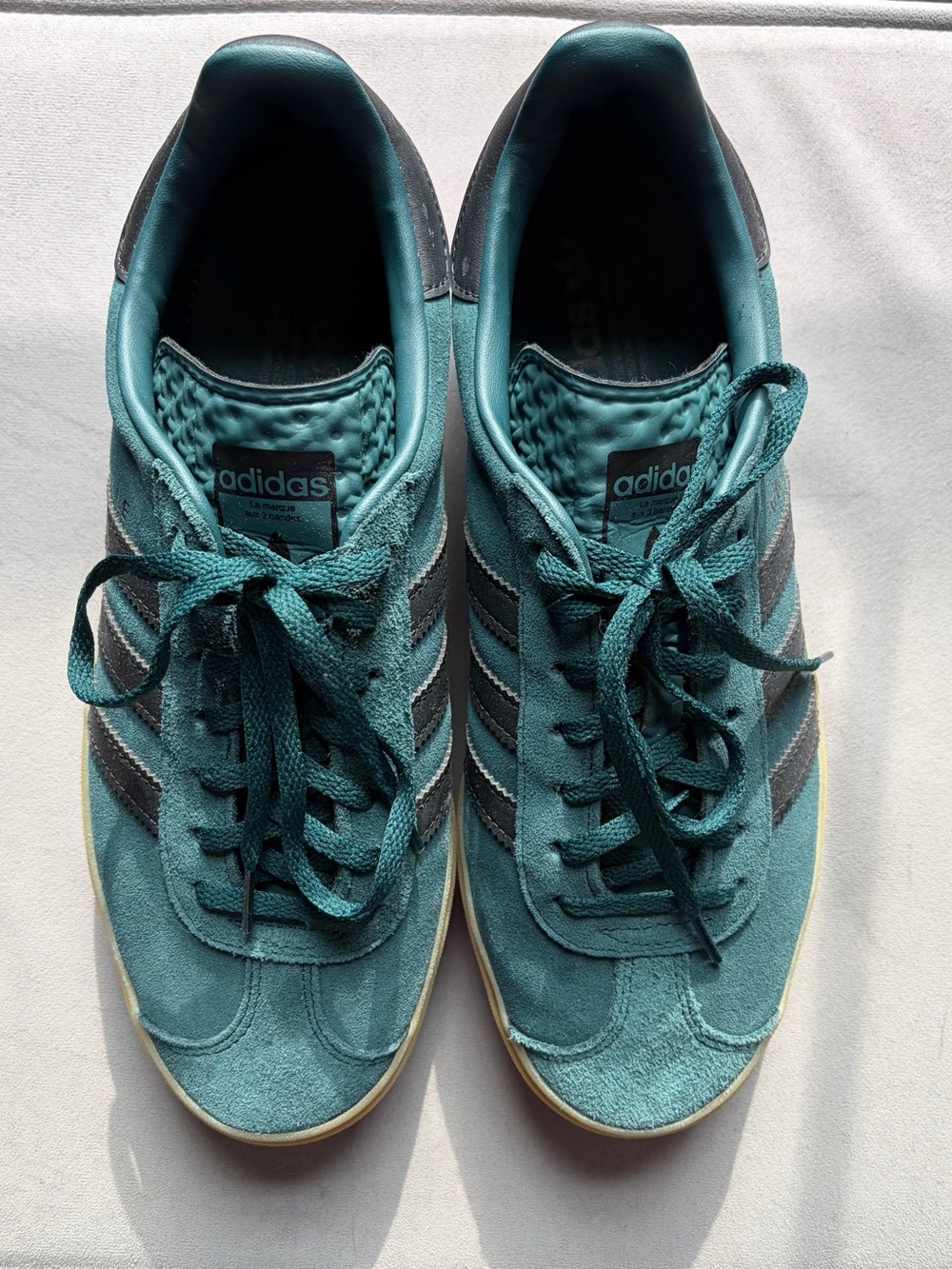adidas Gazelle Bold Suede Black & Green